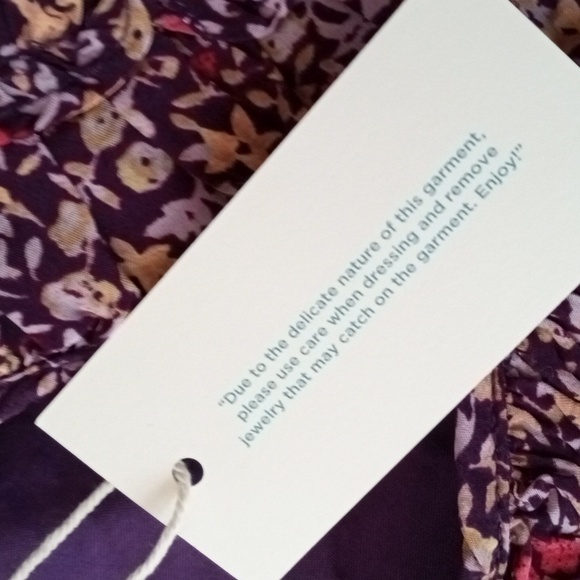 Sundance floral dress with tags - Picture 5 of 10